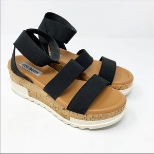 Steve Madden Bandi Platform Sandals in Black